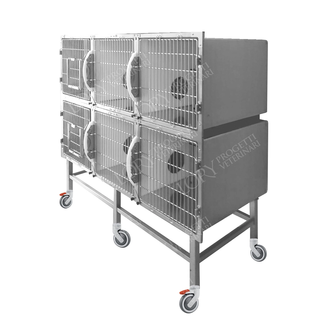 Gabbia degenza gatti standard 6 posti