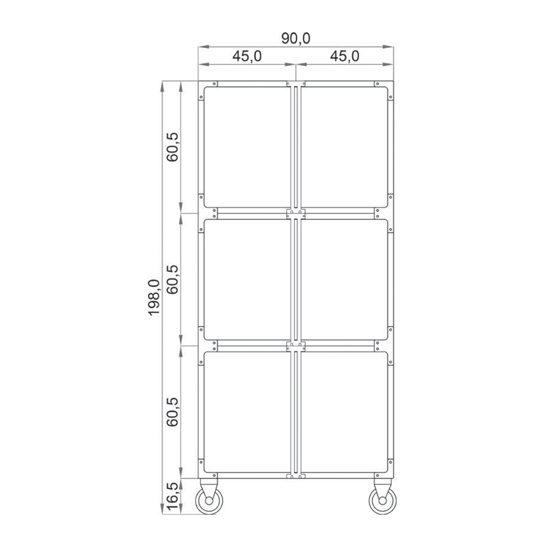 Standard inpatient cage 6 places - Image 2