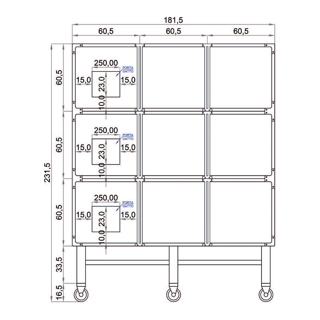 Gabbia degenza standard 9 posti - immagine 5