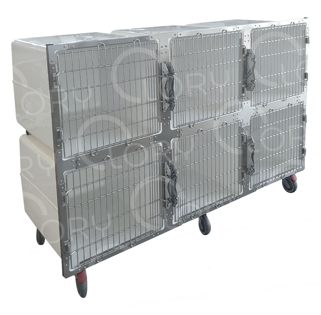 Gabbia in PVC 6 posti