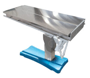 Tavolo operatorio veterinario elettrico modello Maneskin con triplo movimento