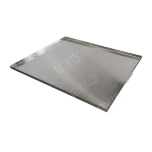 Vassoio raccogli liquidi per grigliato inox per gabbie PVC L121 cm