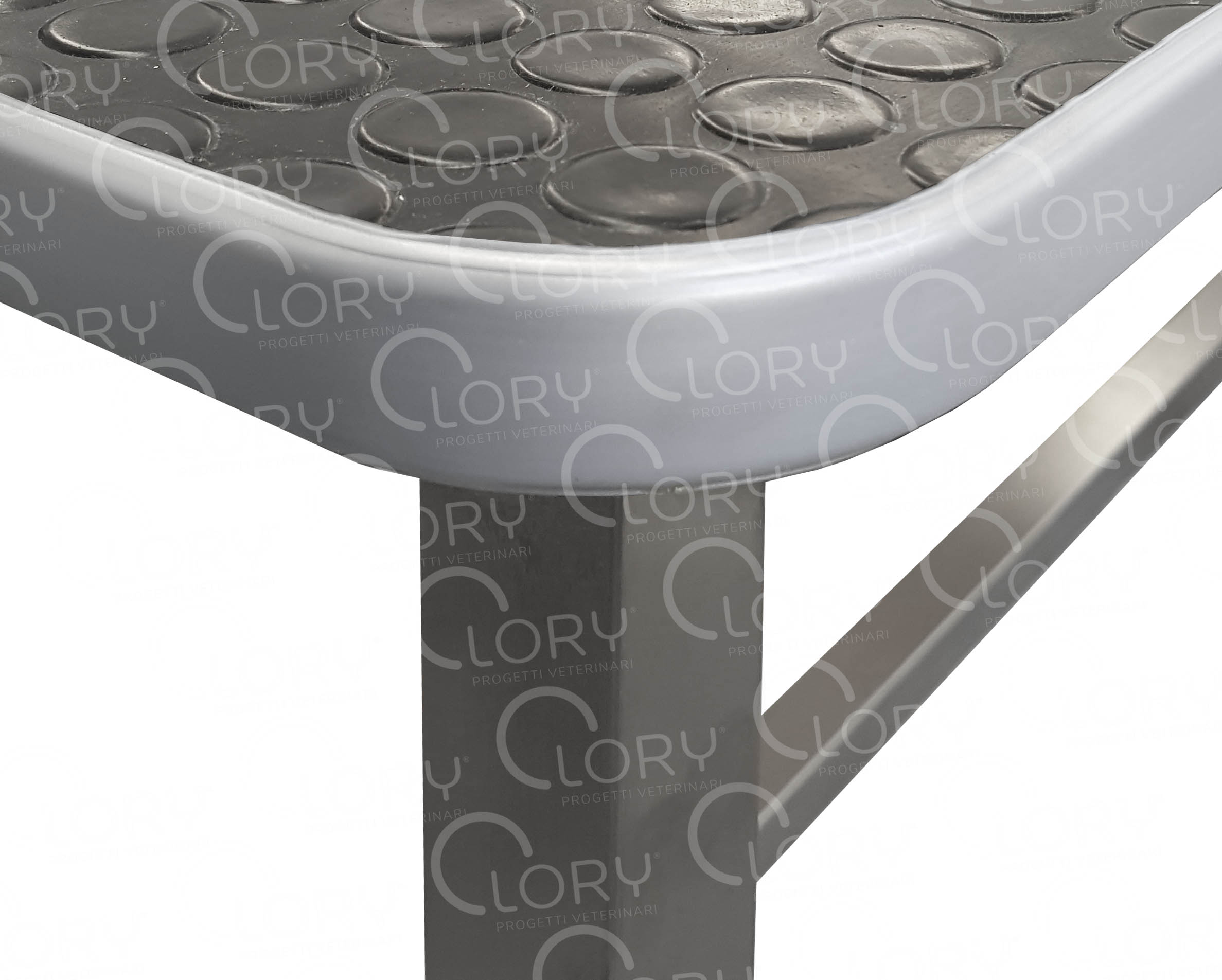Visiting table mod. Black rubber top - Image 2