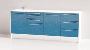 Special krion composition with integrated sink at the top