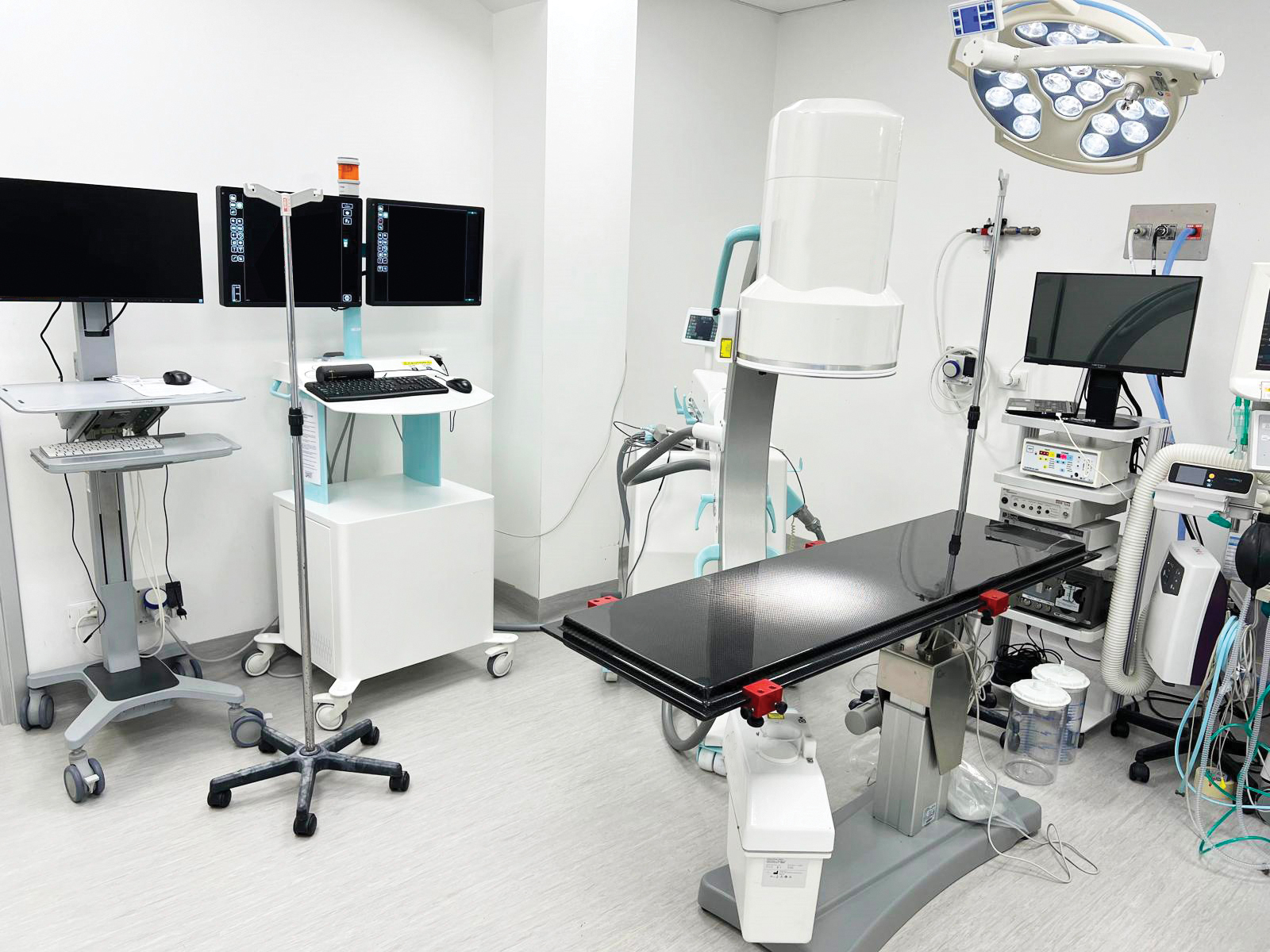 Tavolo operatorio elettrico veterinario modello Carbon in carbonio radiotrasparente – 3 movimenti elettrici - immagine 2