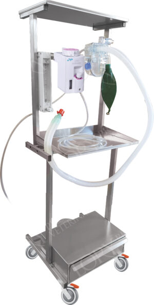 Set-up for anesthesia system with isoflurane