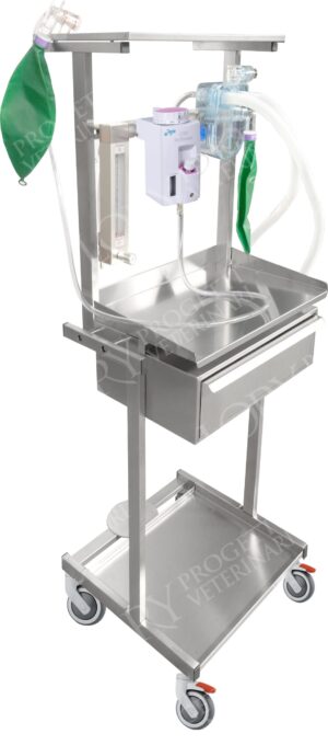 Set-up for anesthesia system with isoflurane