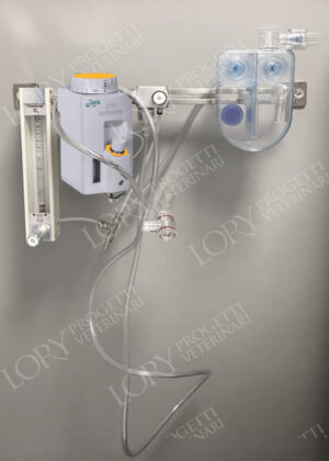 Wall anesthesia bar with sevoflurane