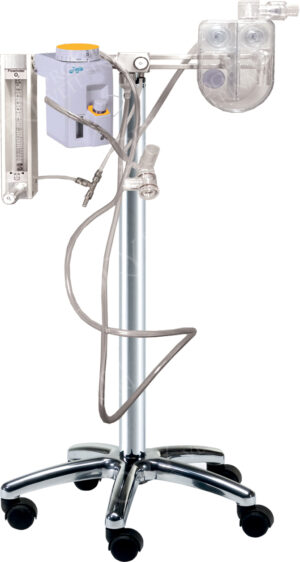 Stand for gaseous anesthesia with sevoflurane