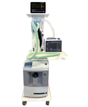 Set up anesthesia system with isoflurane