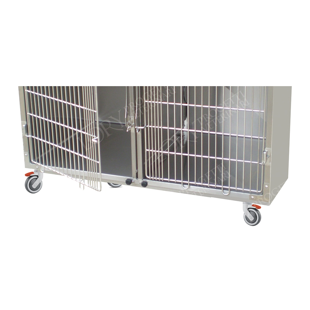 Base con ruote per gabbia degenza L121 cm