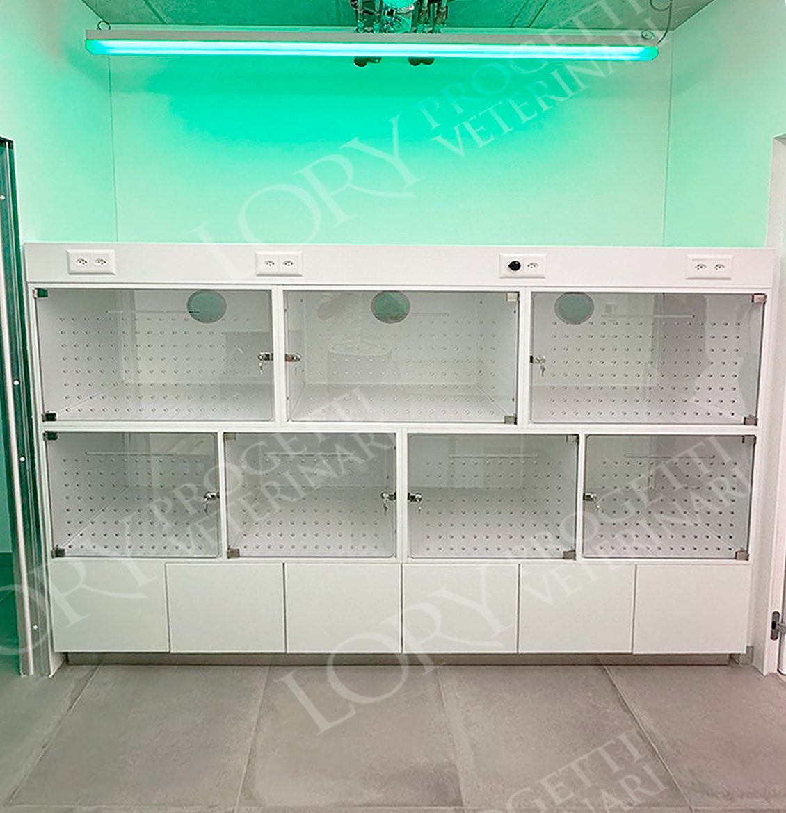 Gabbia in laminato 7 posti
