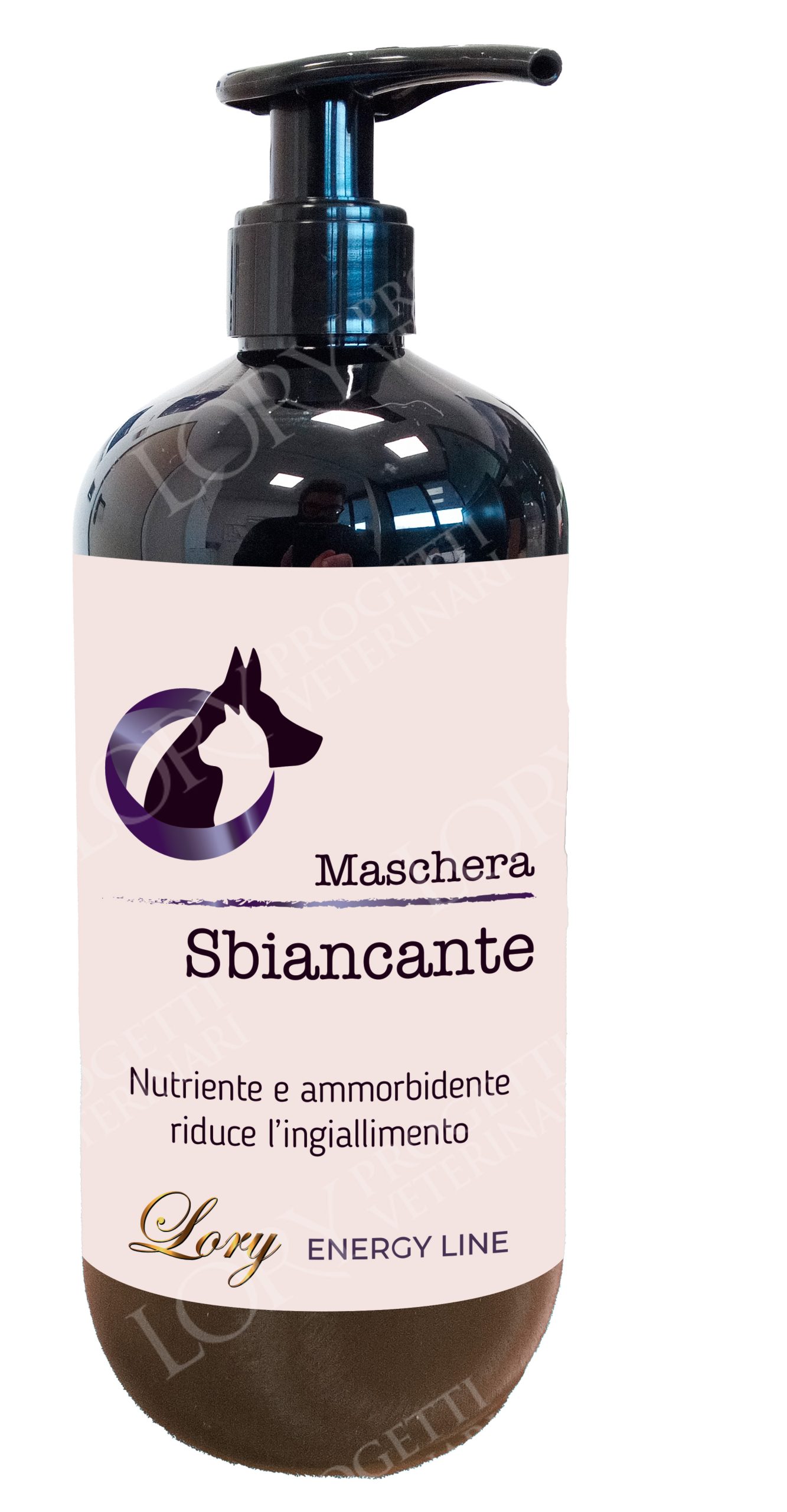 Maschera manti bianchi flacone da 500 ml.