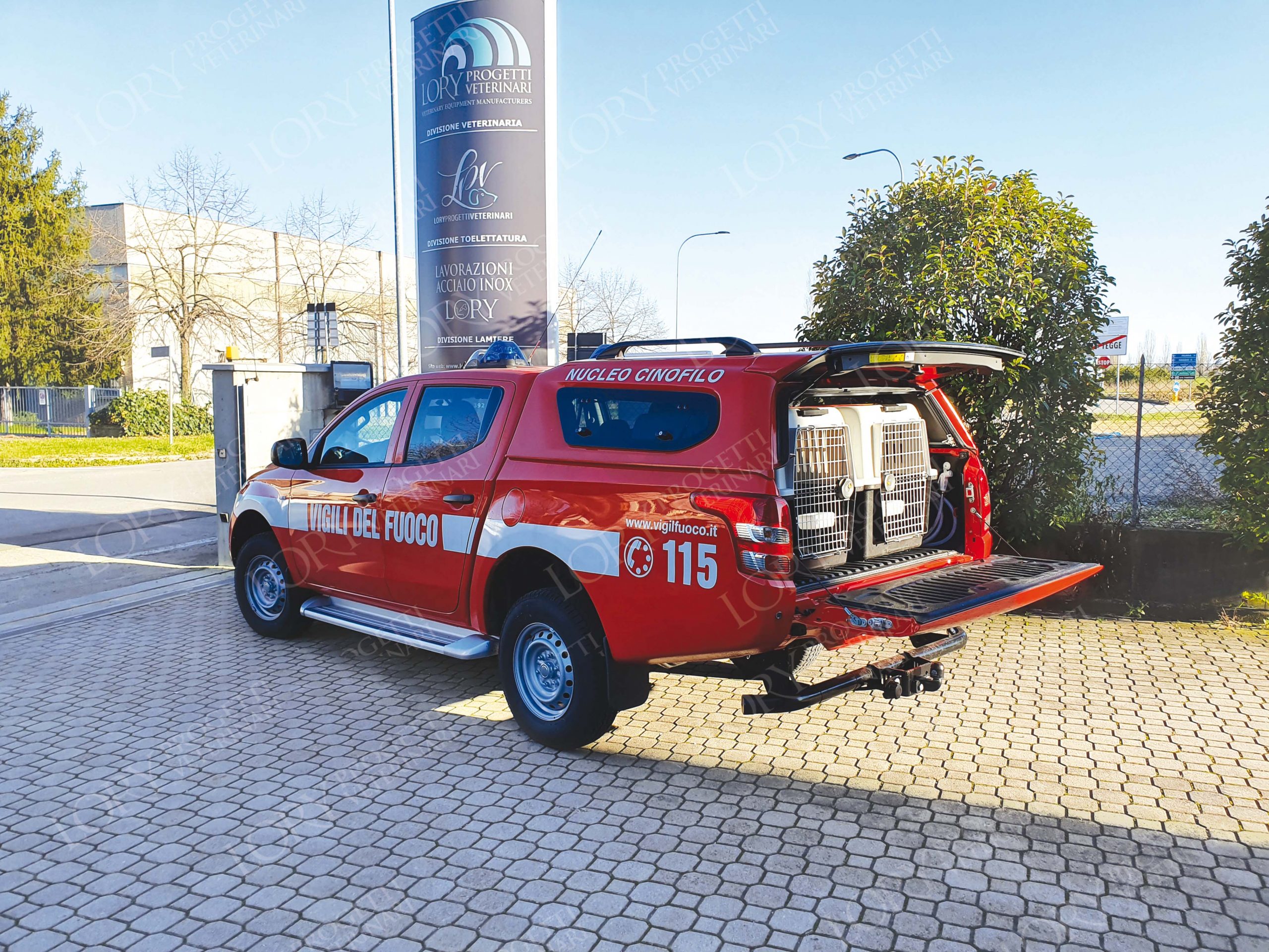 Allestimento mezzo di soccorso