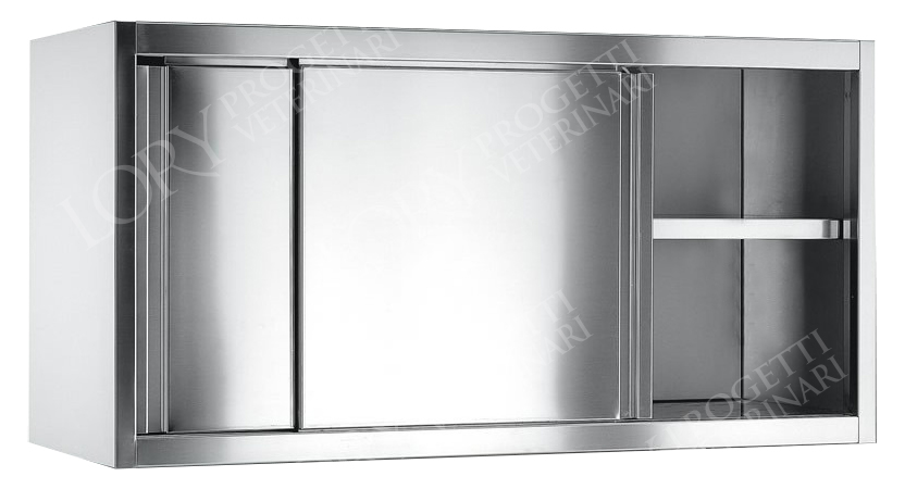 Stainless steel wall cabinet