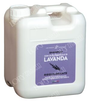 Shampoo alla lavanda tanica da 5 lt.