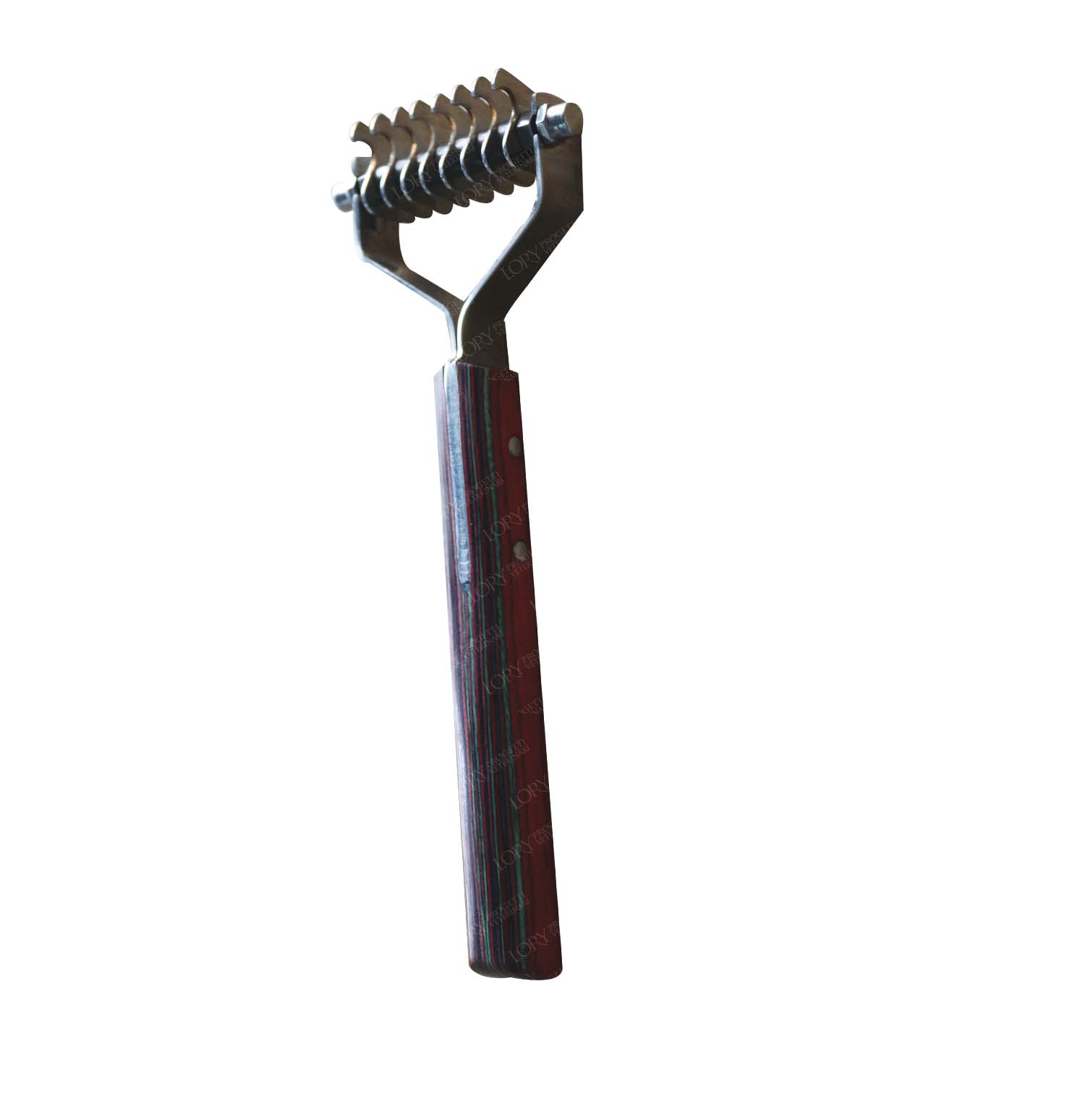 16-blade node cutter with wooden handle