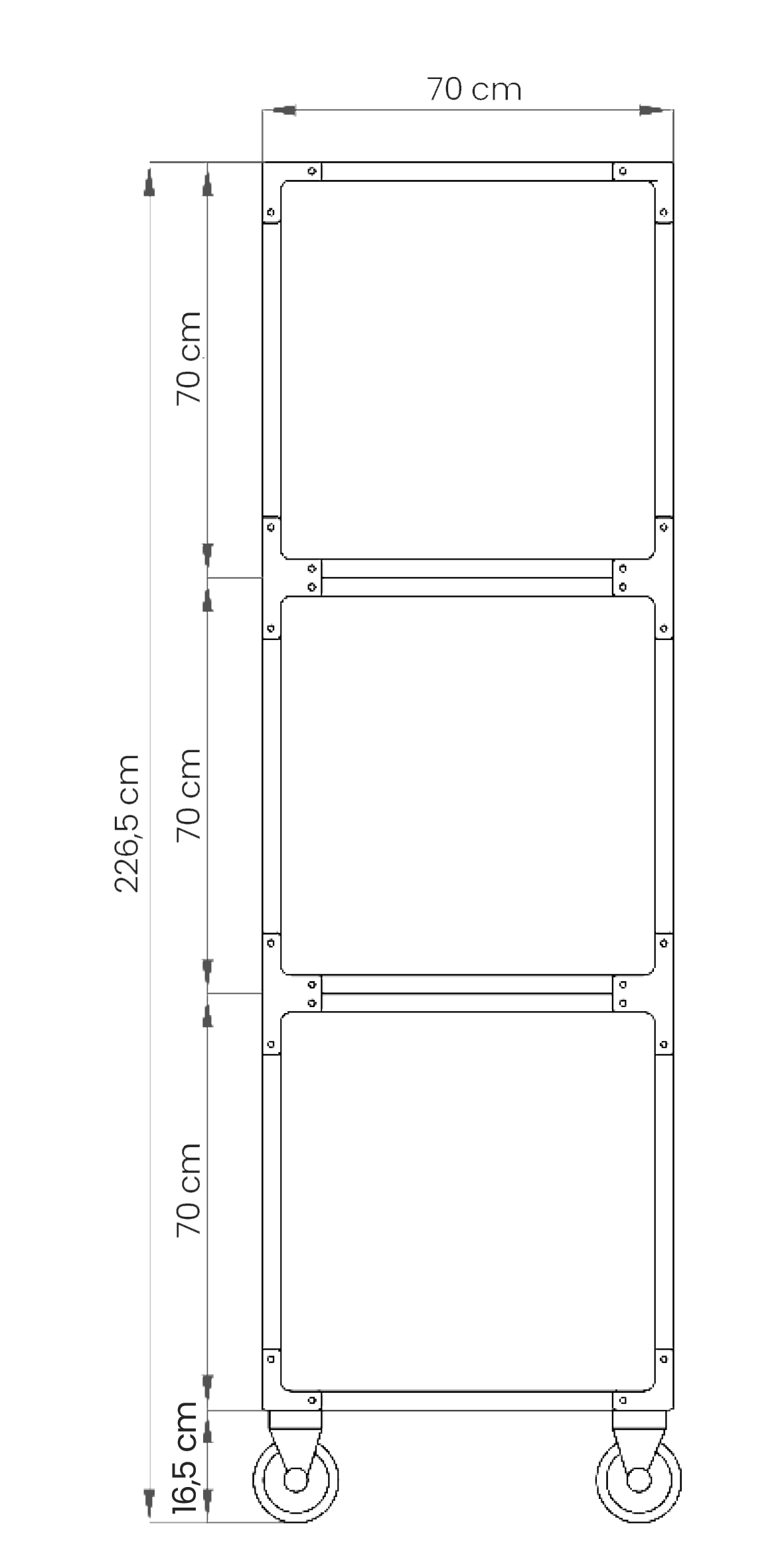 Gabbia degenza standard 3 posti - immagine 2