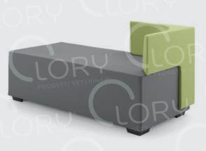 Pouf imbottito 2 posti