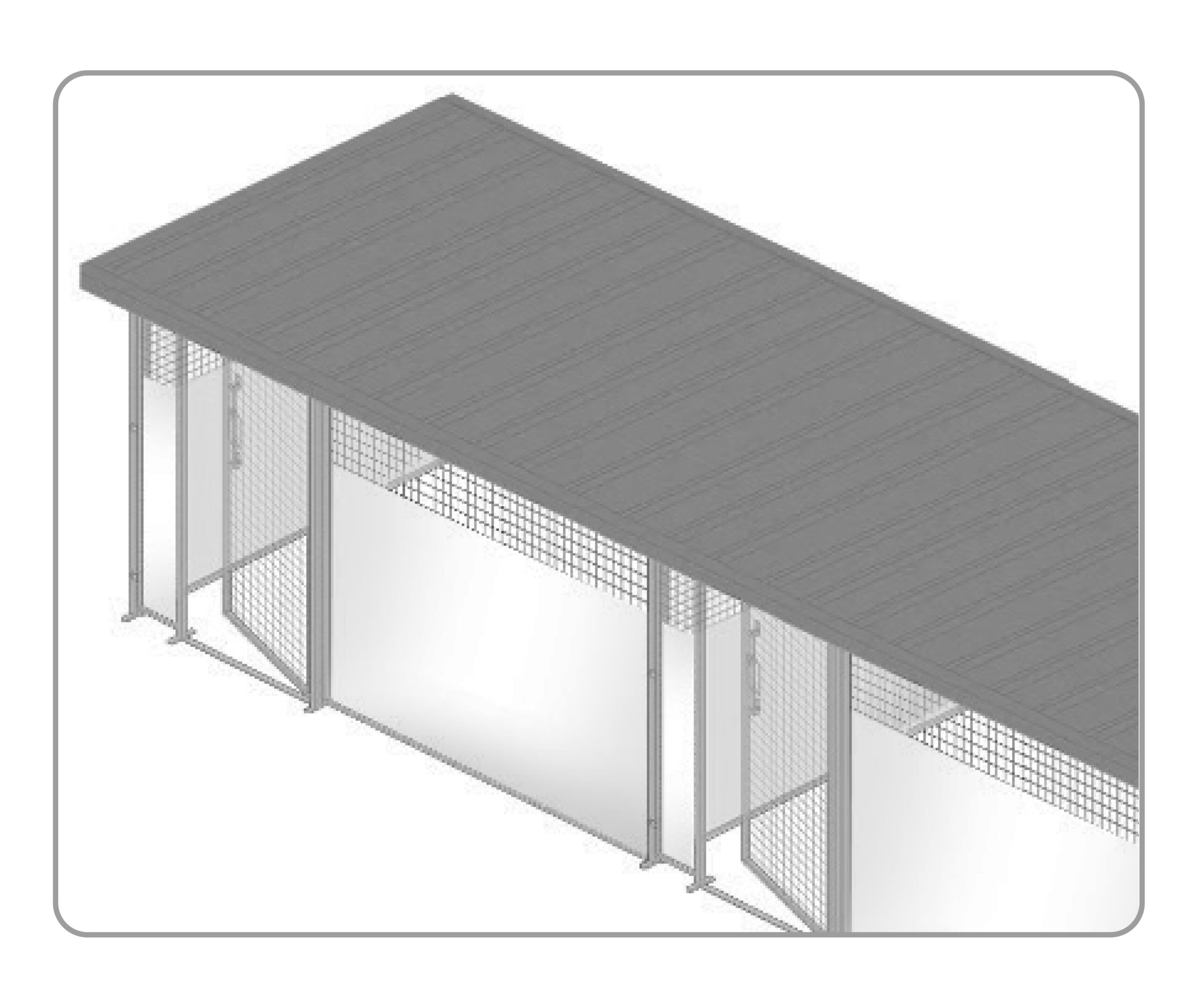 SIDE-BY-SIDE DOG BOX ALL COVERED