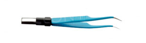 Pinza bipolare curva