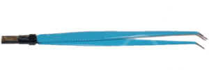Pinza bipolare curva