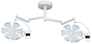 Lampada operatoria doppia 160.000+160.000 lux