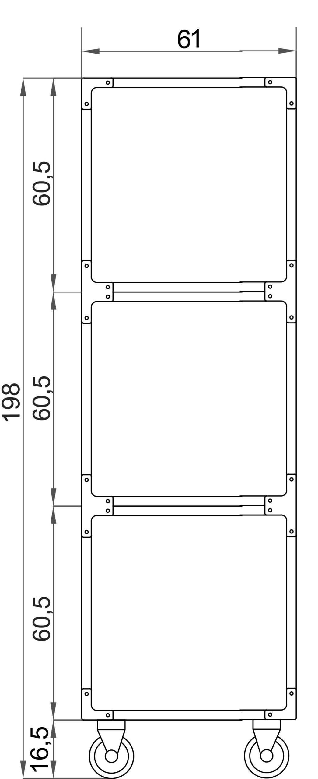Gabbia in pvc 3 posti - immagine 2